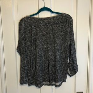 Loft heather grey sweater